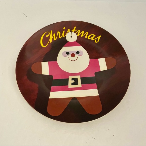 Vintage USPS Stamps Gingerbread Man Santa, Christmas 1979 Santa Plate - Picture 7 of 9
